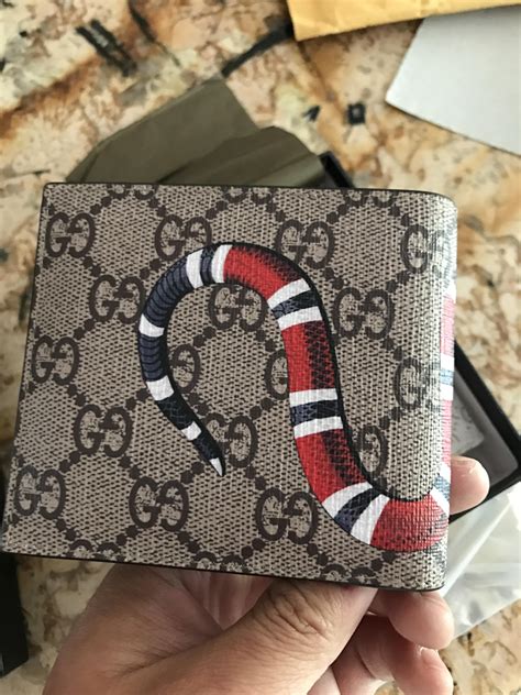 when was the gucci snake wallet made|Gucci wallet snake review.